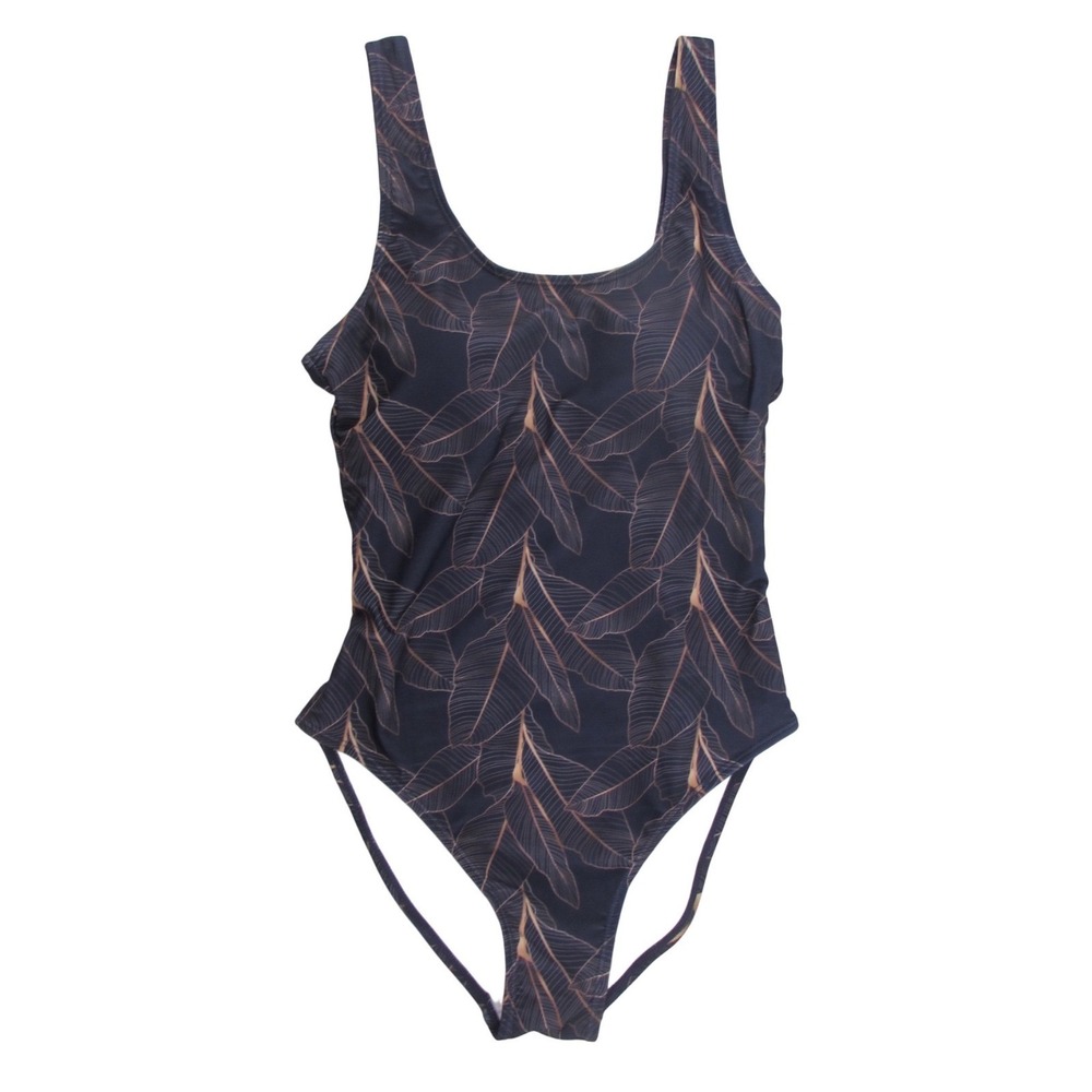 NEW Nicole Miller Studio Womens Scoop Back One Piece Swimsuit Small Beach $120